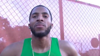 Kyree King says trying to keep up in Oregon workouts is like racing in a meet