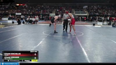 195 lbs Champ. Round 2 - Ethan Kincheloe, Nampa vs Ethan Kregger, Walla Walla