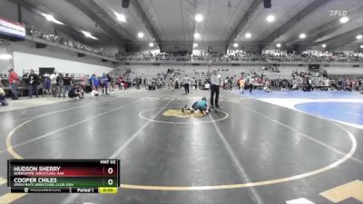 85 lbs Quarterfinal - Hudson Sherry, Bonhomme Wrestling-AAA  vs Cooper Chiles, Open Mats Wrestling Club-AAA