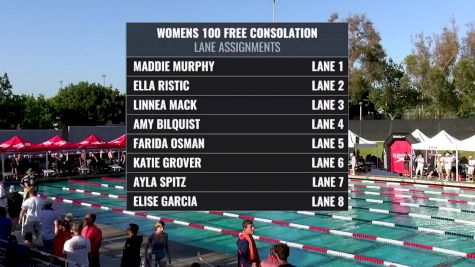 Speedo Grand Challenge Girls 100 Freestyle B-Final