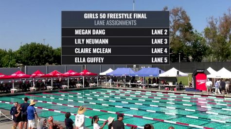 Speedo Grand Challenge Girl's 7-12 50 Freestyle Final