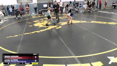 70 lbs Rr2 - Simon Werner, Interior Grappling Academy vs Kanin Kumfer, Soldotna Whalers Wrestling Club