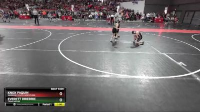 72 lbs Cons. Round 2 - Knox Paquin, Warrior Youth Wrestling vs Everett Driedric, Team Nazar