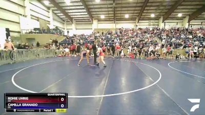 164 lbs Quarterfinal - Romie Uhrig, CO vs Camilla Granado, CA