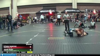 75 lbs Semis (4 Team) - Ethan VanDyke, Ares Black vs Gavin Rush, Carolina Hammer Squad