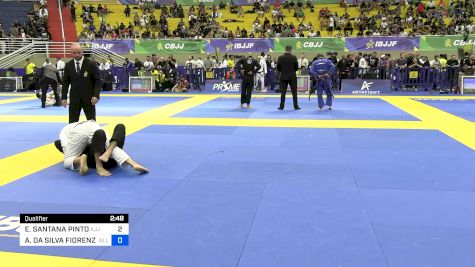 EVERTON SANTANA PINTO vs ALEXANDRE DA SILVA FIORENZANO 2024 Brasileiro Jiu-Jitsu IBJJF