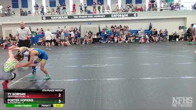 76 lbs Finals (8 Team) - Porter Hopkins, Glasgow WA vs Ty Gorman, West Forsyth WC