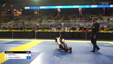 ERTEGIN KADYROV vs REY EMANUEL RAMOS-BALLENGER 2024 Pan Jiu Jitsu IBJJF Championship