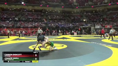 D3-175 lbs Champ. Round 1 - Connor Havill, Troy Christian vs Cannon Endicott, Elmwood