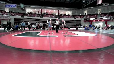 145 lbs Round Of 16 - Elizabeth Cope, Sapulpa High School Girls vs Serena Valentine, HarBer High School Girls