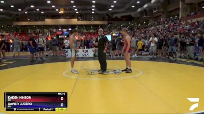 145 lbs Champ. Round 1 - Kaden Hinson, OK vs Xavier Lucero, NM