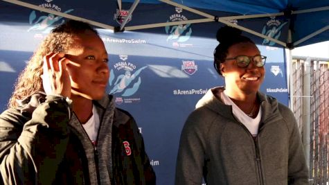 Lia Neal & Simone Manuel - Arena Pro Santa Clara, Night Two Finals