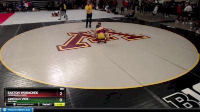 138 lbs Cons. Round 3 - Easton Worachek, Luxemburg-Casco vs Lincoln Vick, Waconia