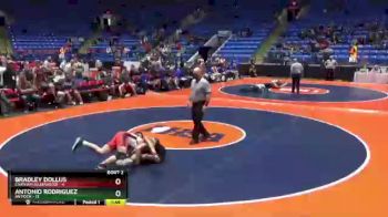 160 lbs Quarterfinals (8 Team) - Bradley Dollus, Chatham (Glenwood) vs Antonio Rodriguez, Antioch