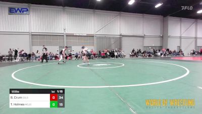 120 lbs Rr Rnd 3 - Braydden Crum, Northern Colorado 14U vs Tyler Holmes, MOJO 14u