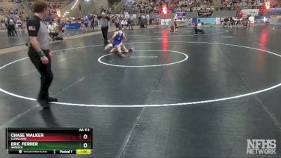 AA 113 lbs Champ. Round 1 - Chase Walker, Cleveland vs Eric Ferrer, Antioch