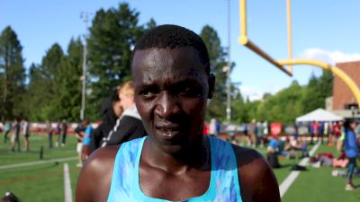 Anthony Rotich ready to go 8:15 in the right race