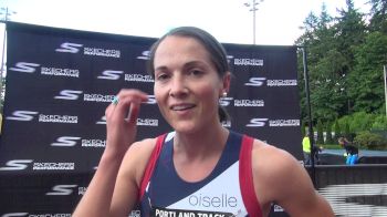 Mel Lawrence beat her coach's prediction in 1500m win