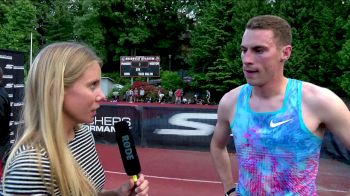 Clayton Murphy live interview after just missing the 1K AR