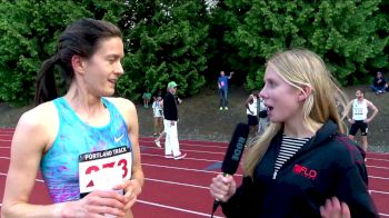 Kate Grace says that she is running the 1500 at USAs