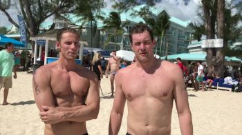 Flowers Sea Swim - Olympic Gold Medalists Roland Schoeman and Peter Vanderkaay