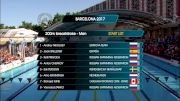 Barcelona Men's 200m Breast Final