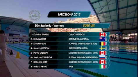 Barcelona Women's 50m Fly Final