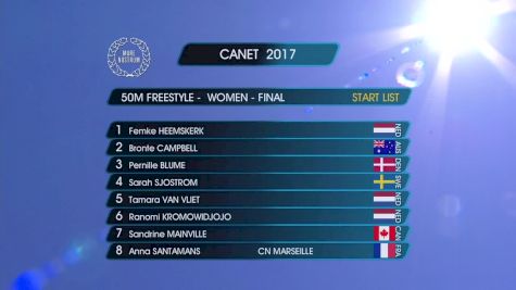 Canet Women's 50m Free Final