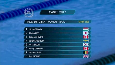 Canet Women's 100m Fly Final