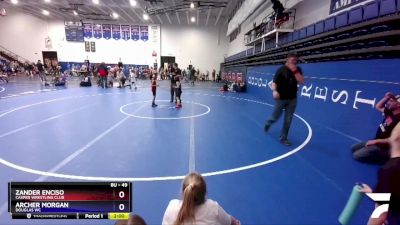 49 lbs Round 3 - Zander Enciso, Casper Wrestling Club vs Archer Morgan, Douglas WC