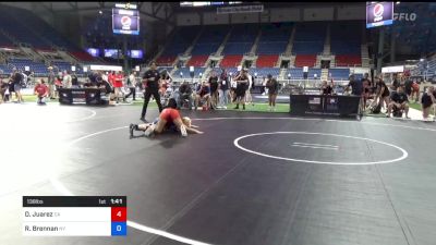 138 lbs 7th Place - Delarie Juarez, California vs Rebecca Brennan, New York