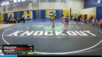 126 lbs Finals (2 Team) - Ethan Vugman, Southside Mafia vs Devin Lanier, Funky Monkey