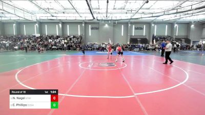 132 lbs Round Of 16 - Nathaniel Nagel, Stratford vs Caleb Phillips, EO Smith