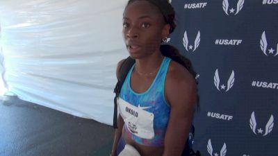 Courtney Okolo after not making the 400m world team