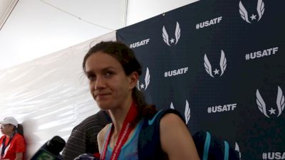 800m Olympian Kate Grace discovers that Jenny Simpson has a kick of her own