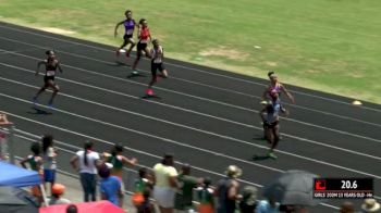 Ms Girl's 200m, Round 2 Heat 1 - Age age 13