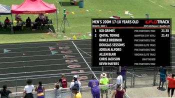 Boy's 200m, Round 2 Heat 1 - Age 17-18