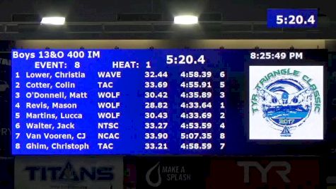 Triangle Classic | Boys 13 & Over 400 IM A-Final