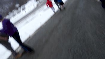 Carrying Logs Up A Hill At Spartan Camp