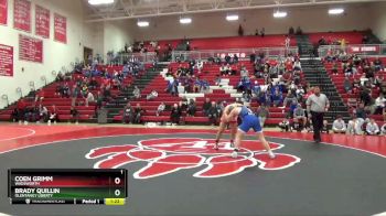 190 lbs 1st Place Match - Brady Quillin, Olentangy Liberty vs Coen Grimm, Wadsworth