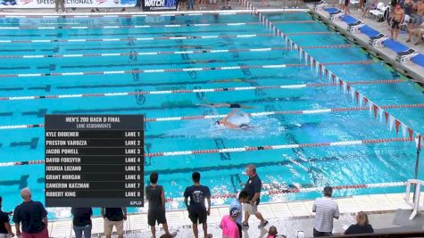 Austin Sectionals | Men 200m Backstroke D-Final