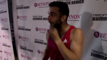 Robby Andrews happy to have thousand pound weight of IAAF standard off his shoulders