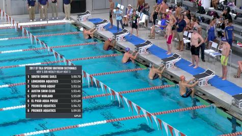 Austin Sectionals |Men 200m Medley Relay Heat 4