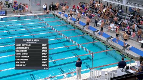 Austin Sectionals |Men 400m IM A-Final