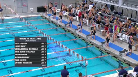 Austin Sectionals | Women 100m Breaststroke A-Final