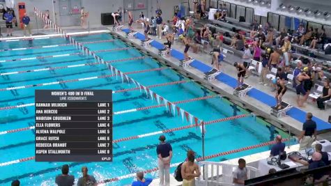 Austin Sectionals | Women 400m IM D-Final