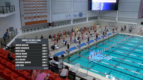 Austin Sectionals | Women 50m Freestyle A-Final