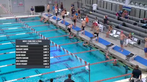 Austin Sectionals | Men 1500m Freestyle Final Heat