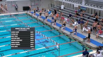 Austin Sectionals | Women 800m Freestyle Final