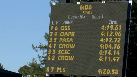 Junior Olympics | Girls 13-14 - 400m Freestyle Relay Final Heat 2